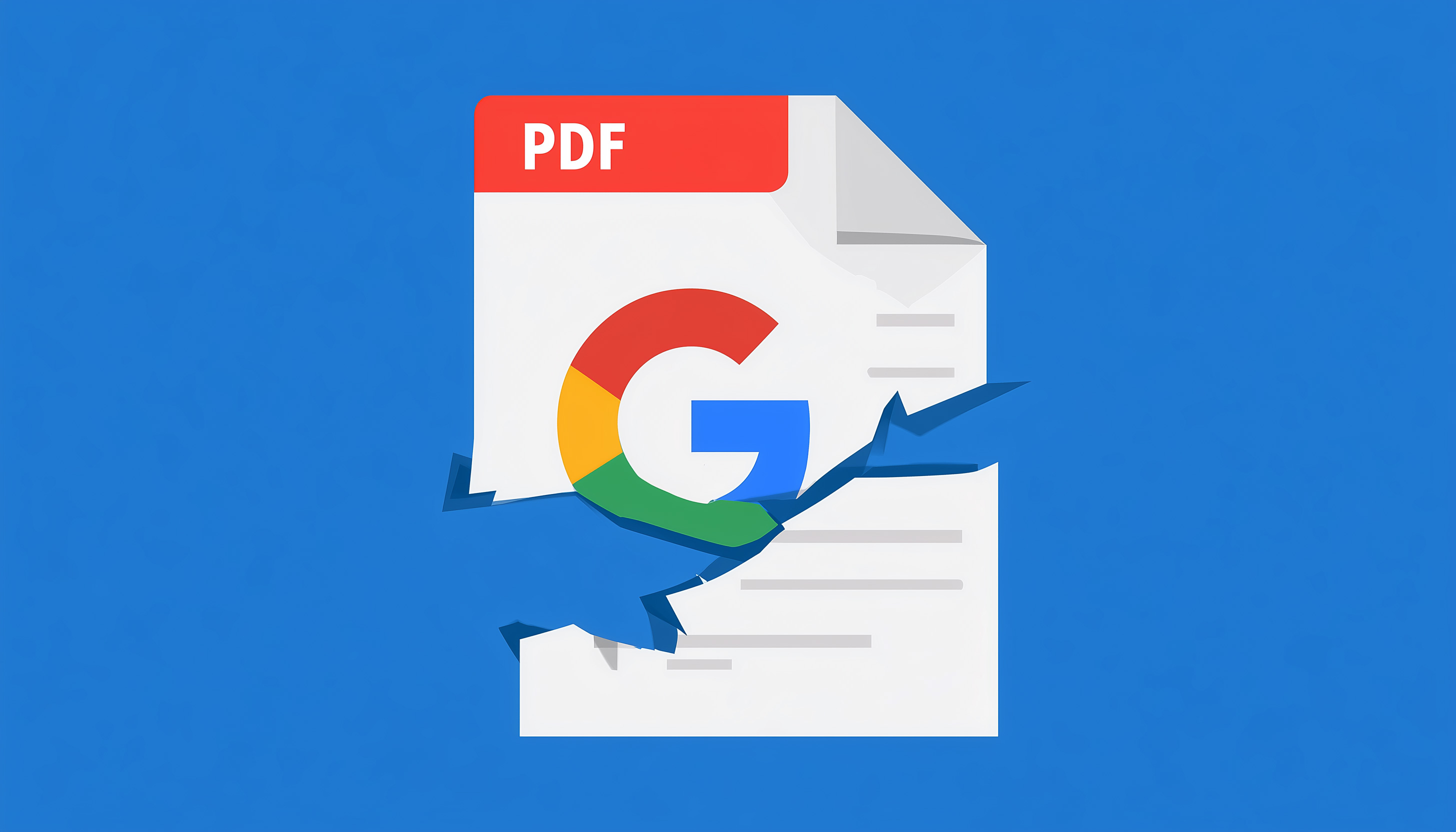 Google Search affiche de moins en moins de fichiers PDF