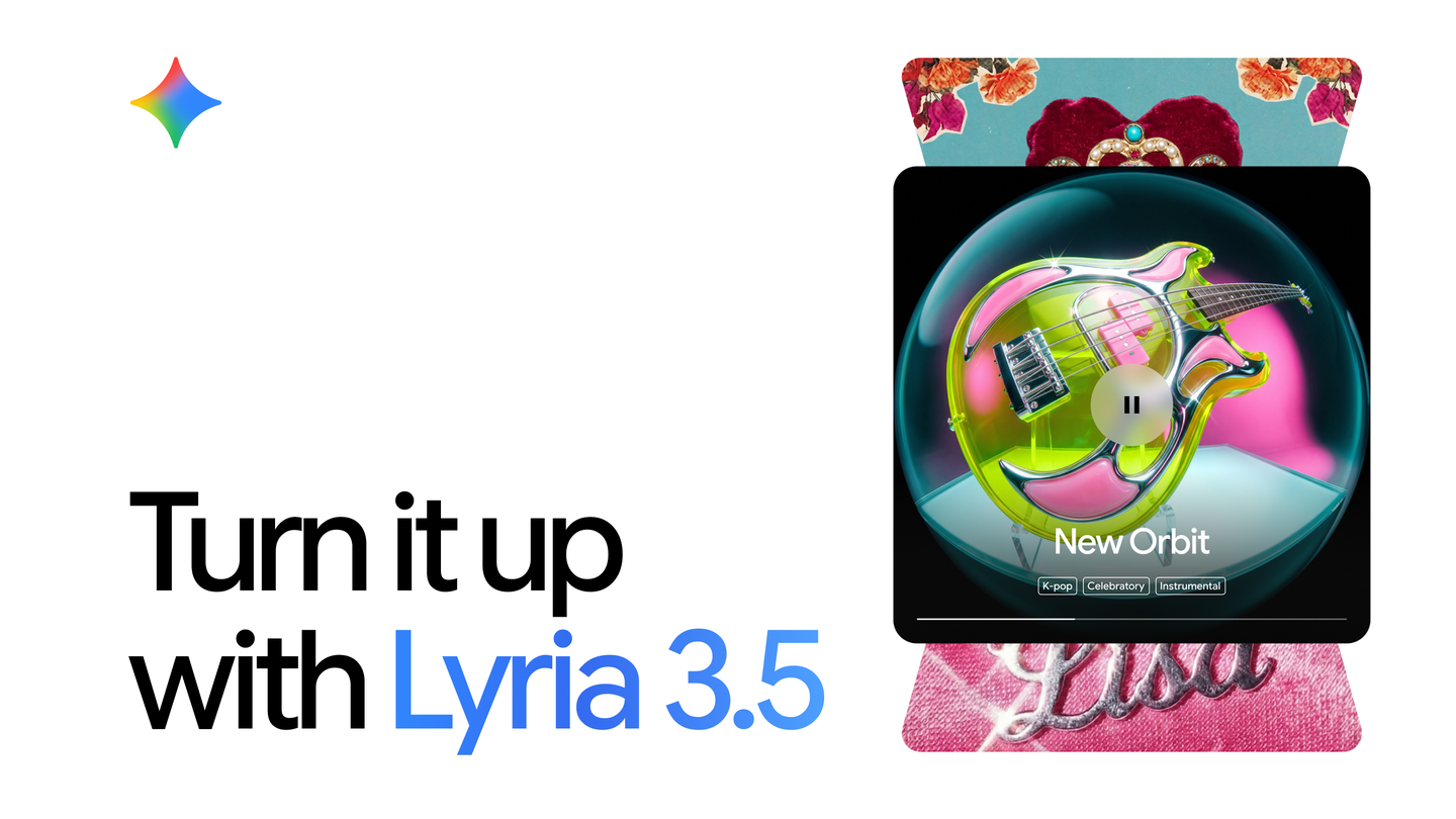 Google amène la génération de musique dans l'app Gemini avec Lyria 3.5